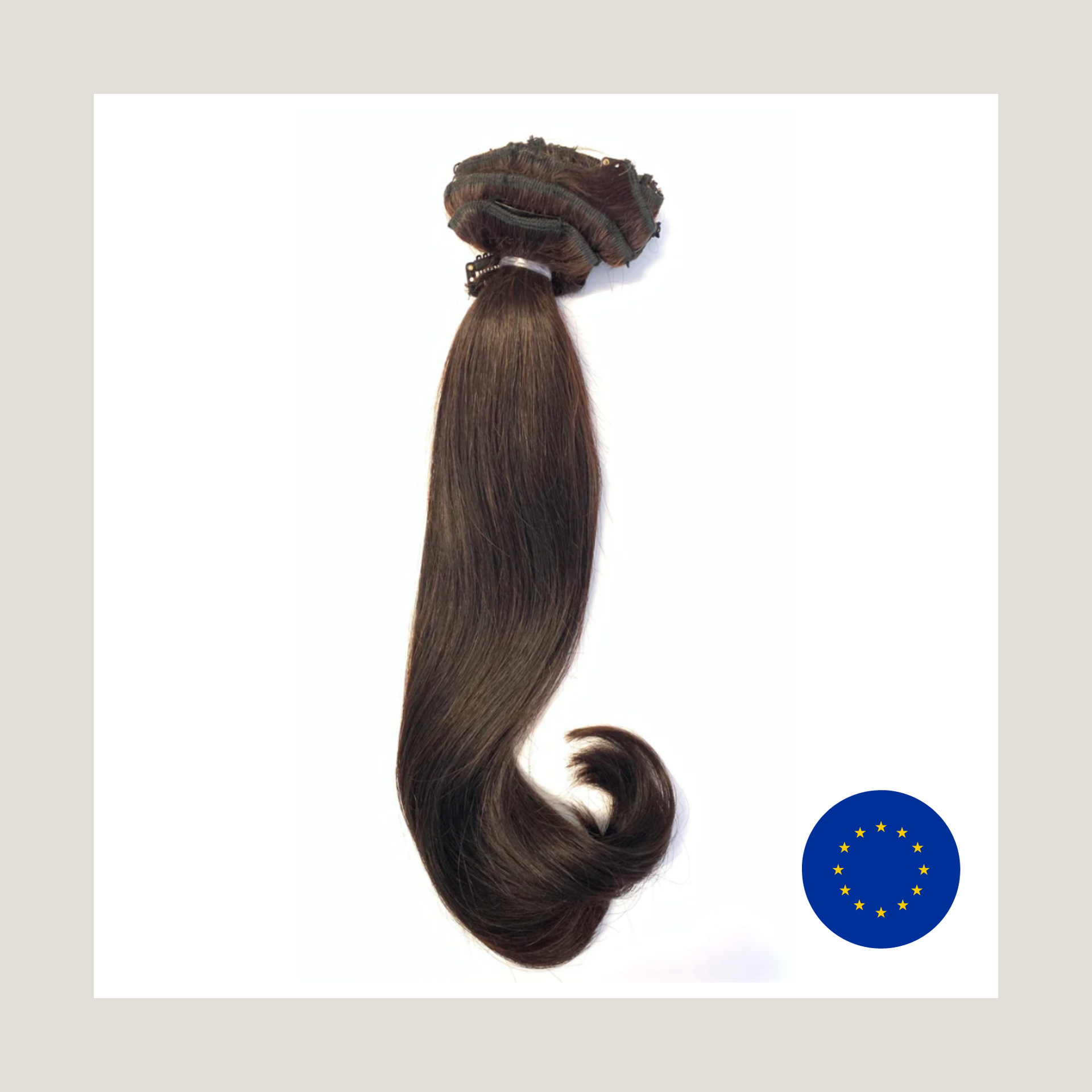 European 16?™â€?Straight Clip-Ins