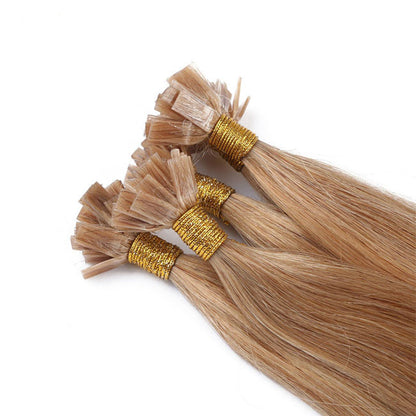 European Virgin Remy Human Hair, Flat Tips, Straight, 22'', Colour 27, Quick Shipping!